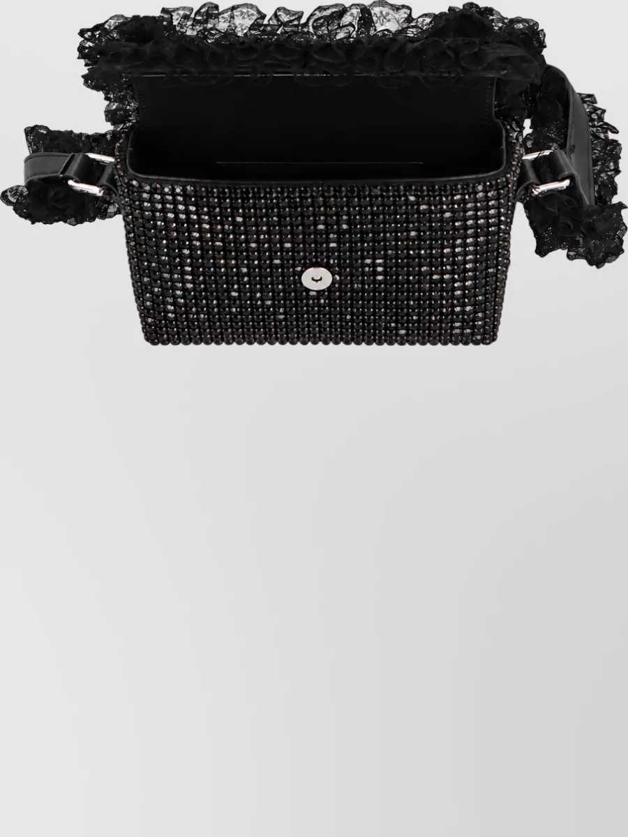 Self-Portrait Diamante Clutch Bag