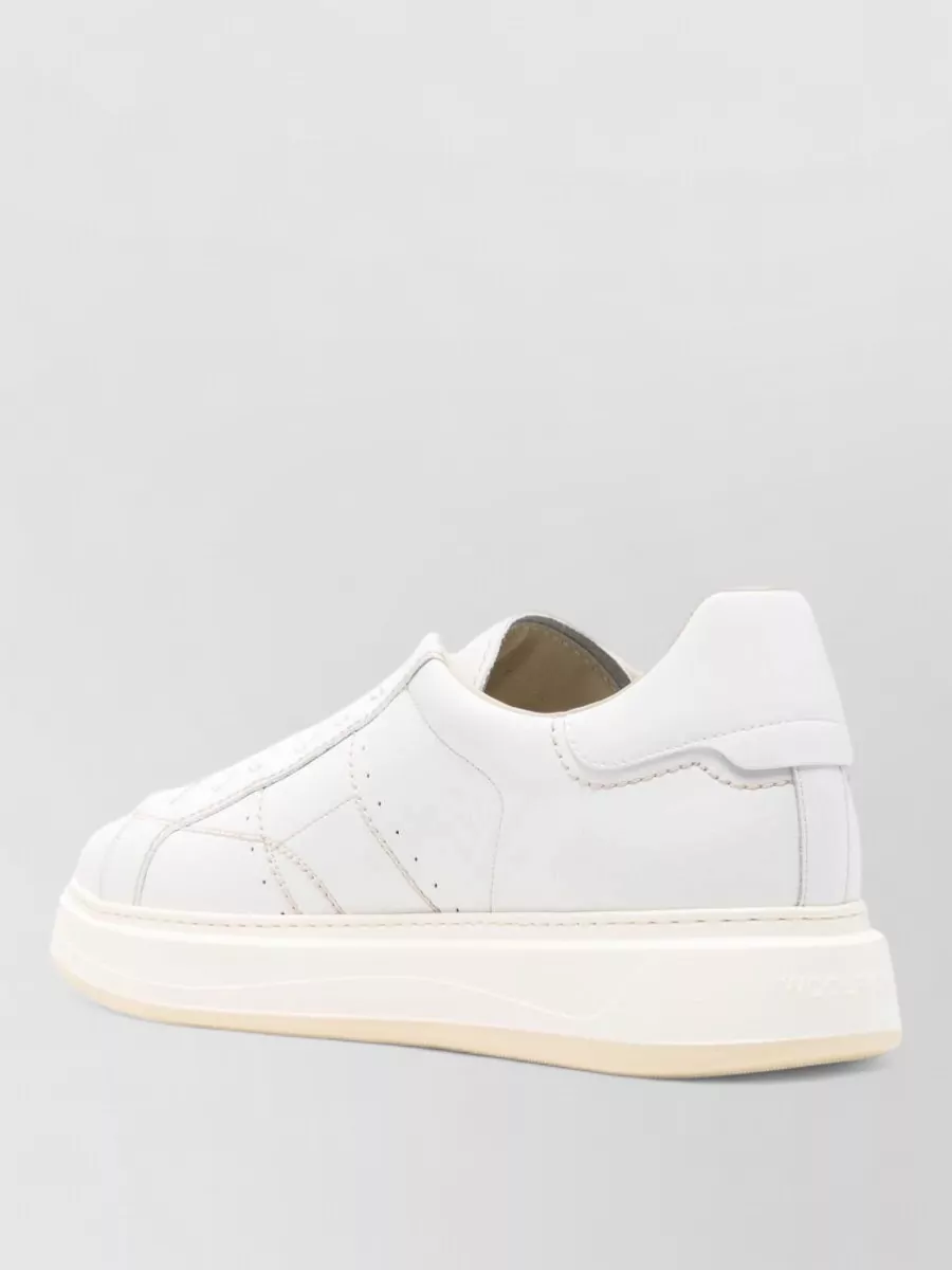 Woolrich Leather Panelled Low-Top Sneakers