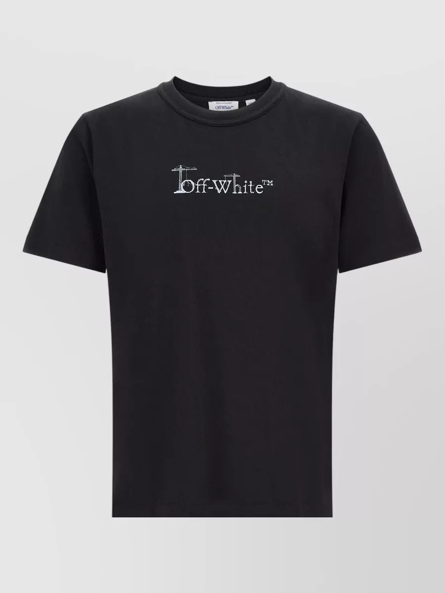 Off-White cotton logo print t-shirt