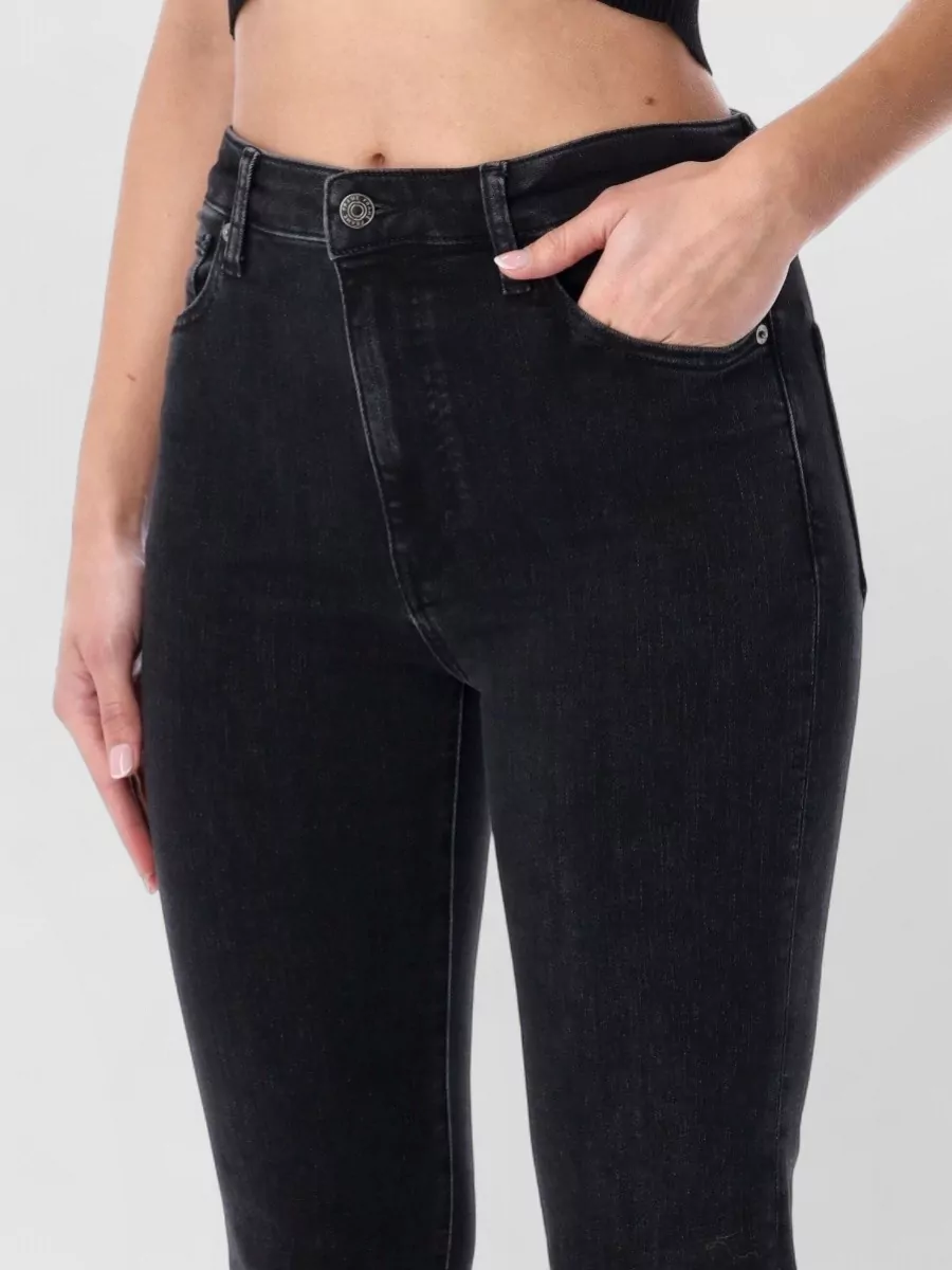 Frame Bootcut Flare Trousers And Pockets