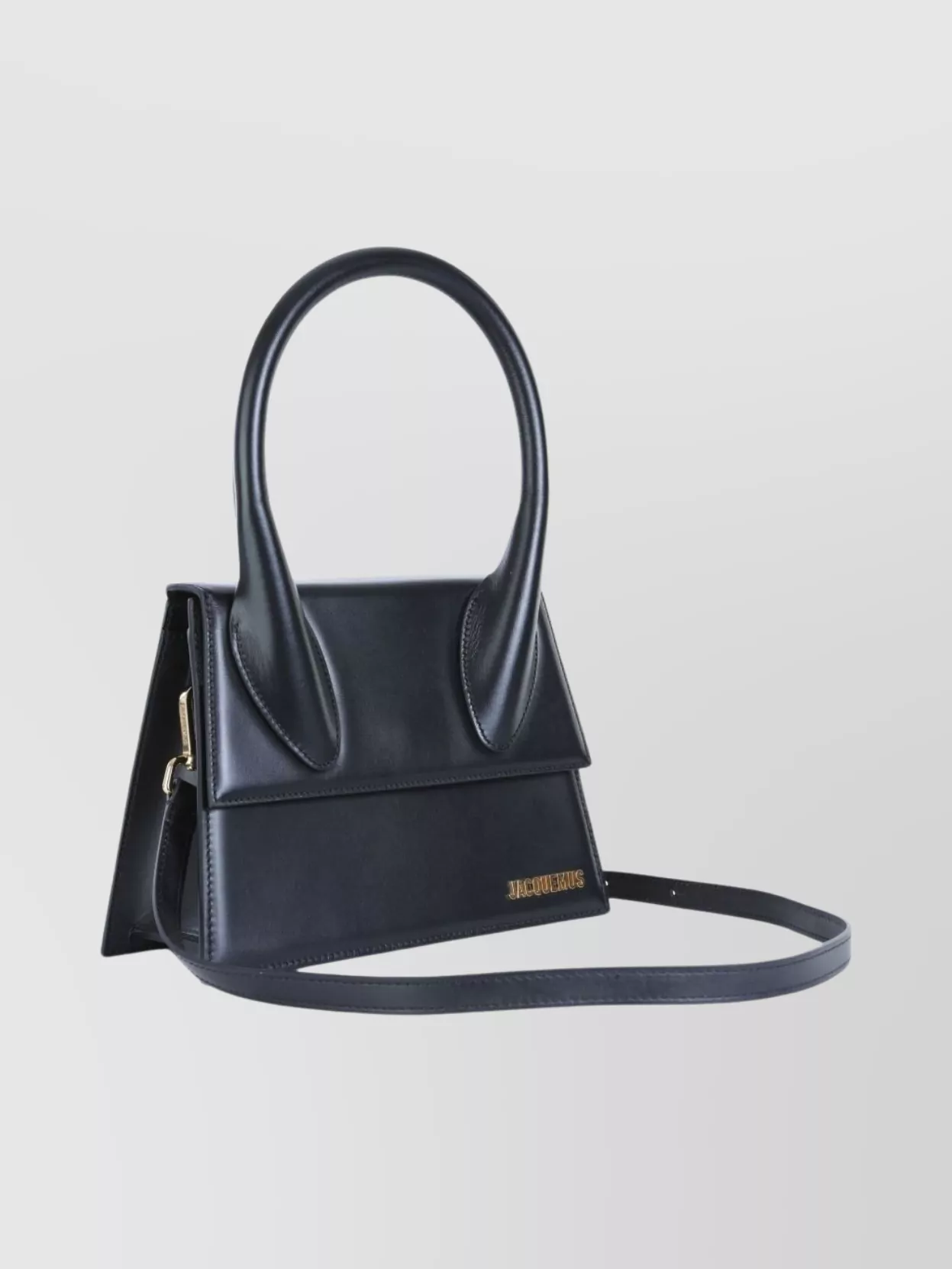 Jacquemus Structured Shoulder Bag Detachable Strap Top Handle