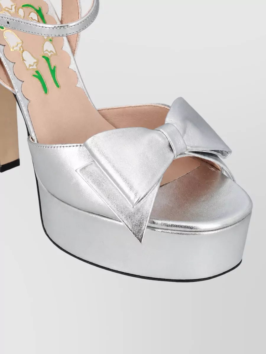 Valentino Garavani Leather Platform Sandals