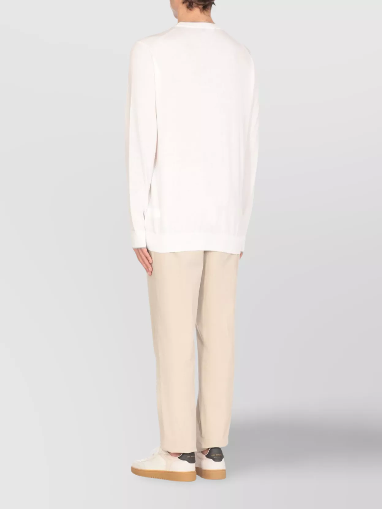 Peserico Ribbed Crewneck Knitwear Sweater
