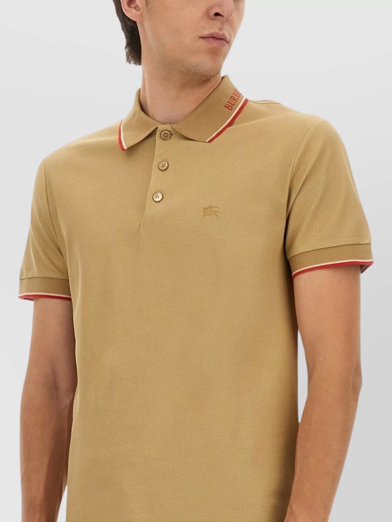 Burberry Cotton Pique Polo Short Sleeves