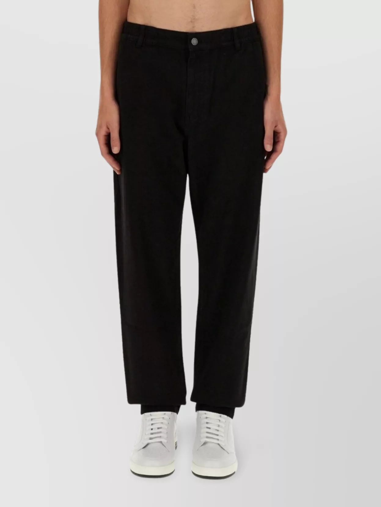 Moschino Cotton Trousers Elastic Waistband