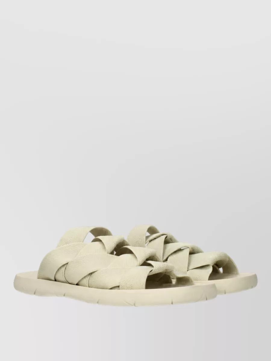 Bottega Veneta Textile Slides