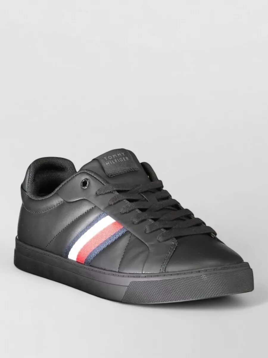 Tommy Hilfiger leather lace-up sneakers