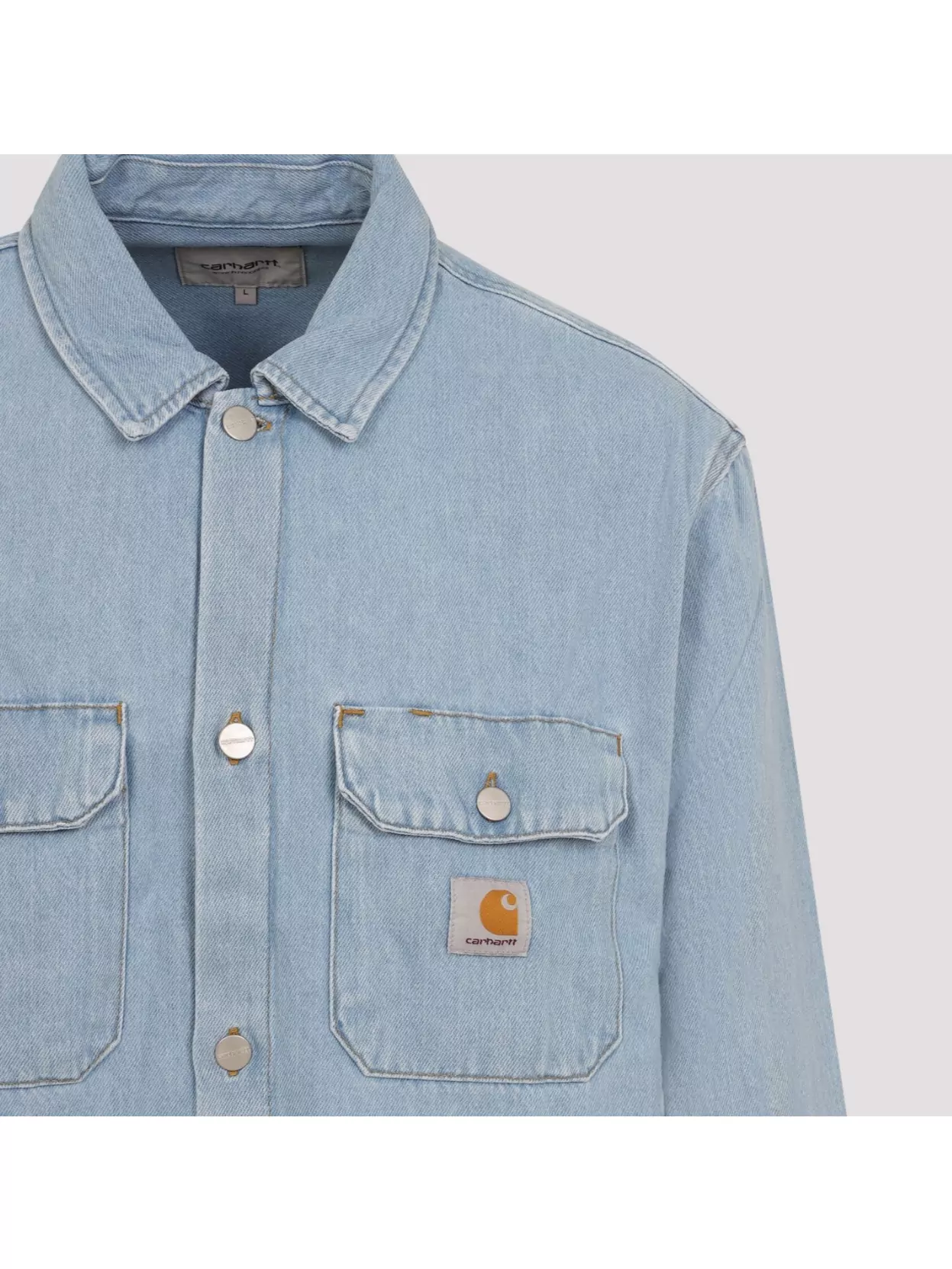 Carhartt Harvey Shirt With Long Sleeves And Pointed Collar