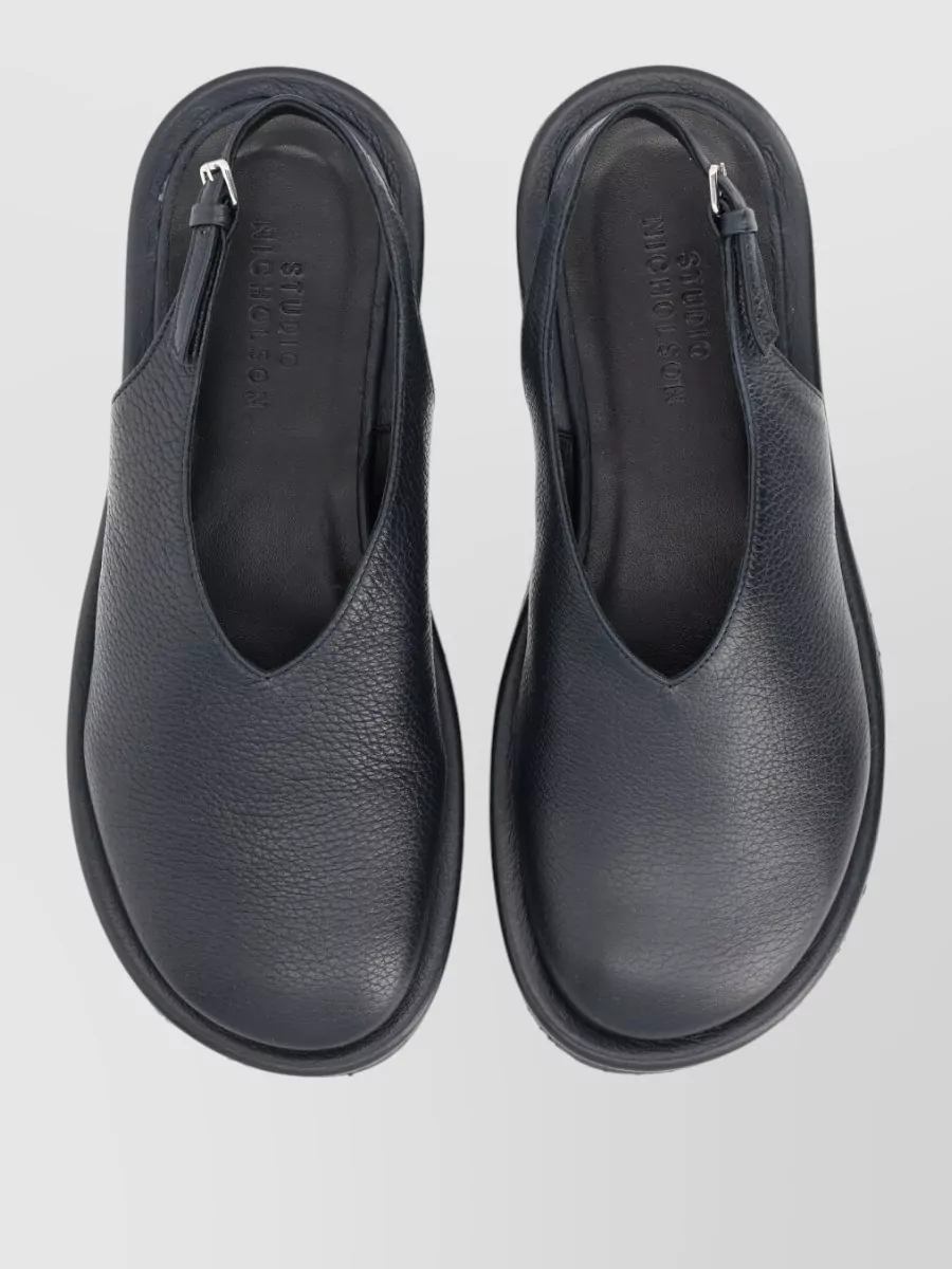 Studio Nicholson Leather Slingback Sandals