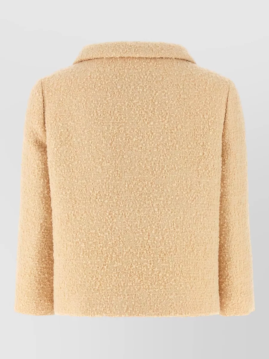 Valentino Garavani Tweed Single-Breasted Coat