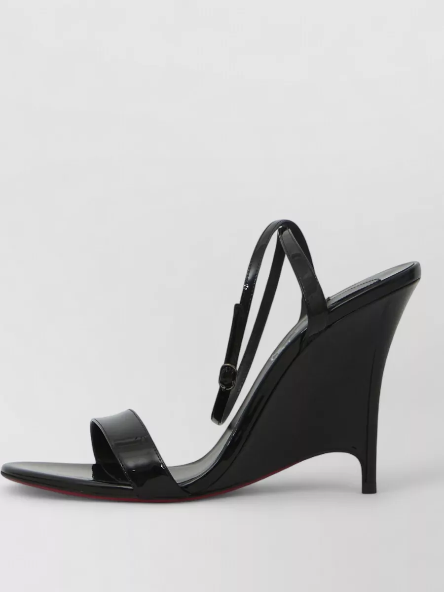 Christian Louboutin leather wedge sandals