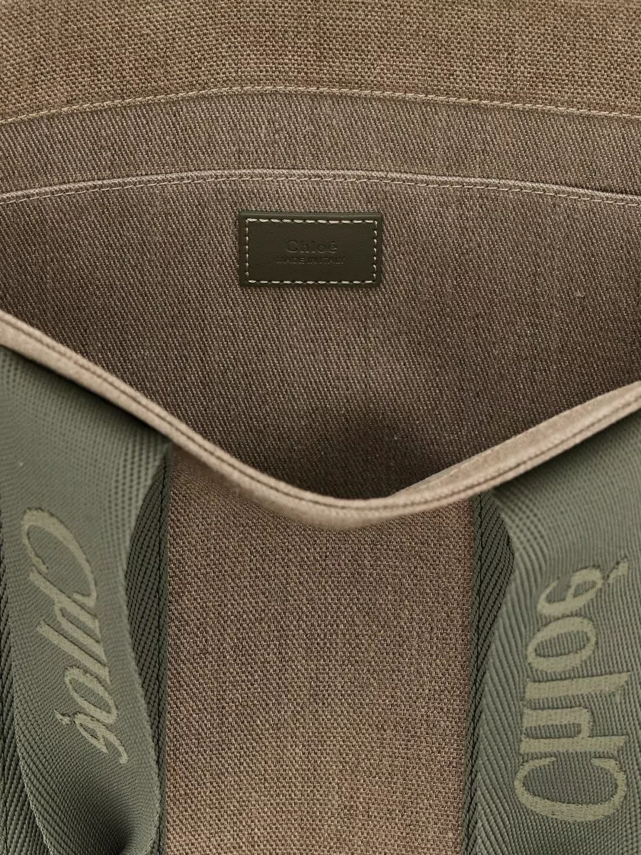 Chloé Medium Woody Tote Bag Dual Handles