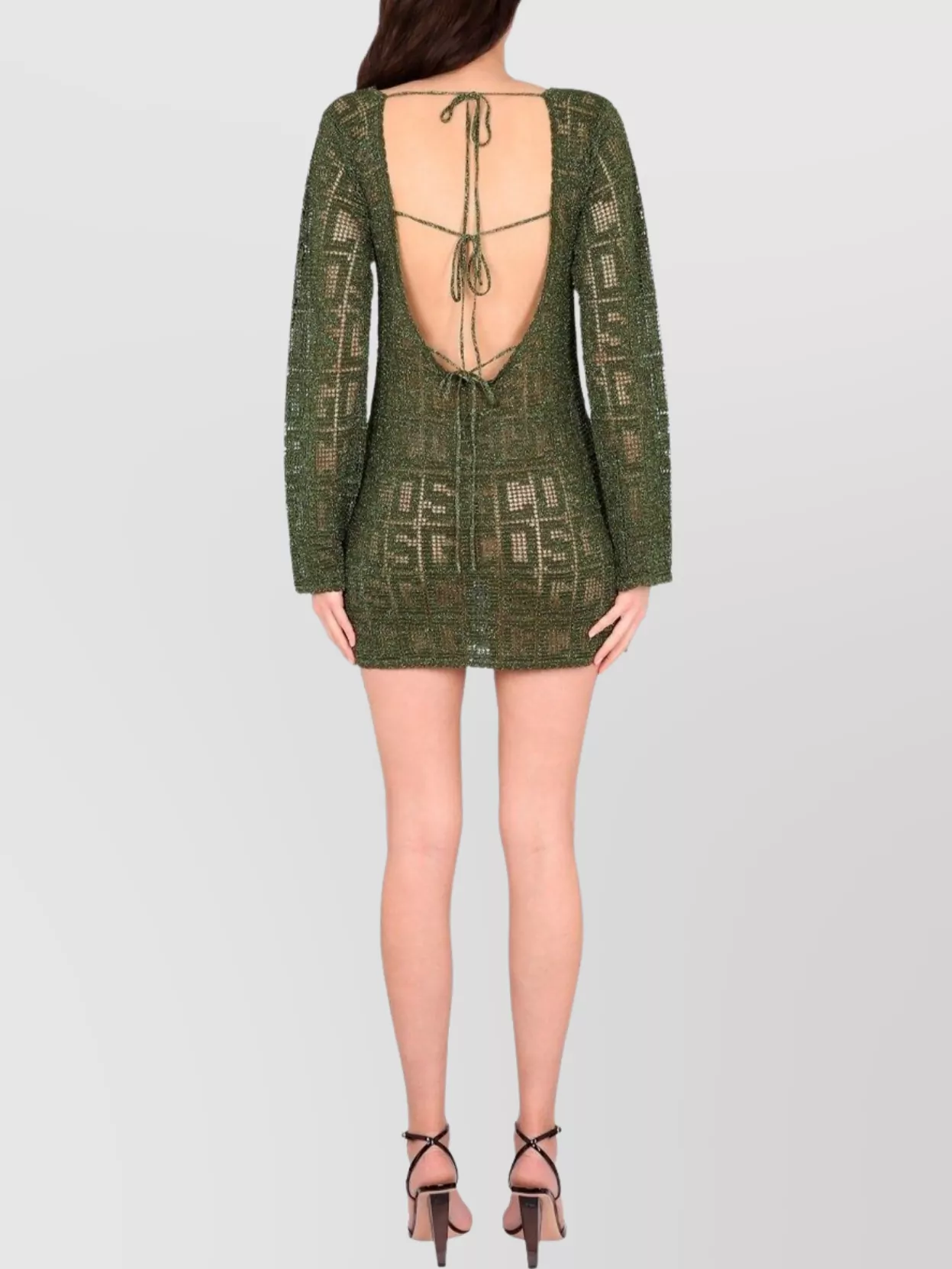 Gcds Monogram Macrame Dress