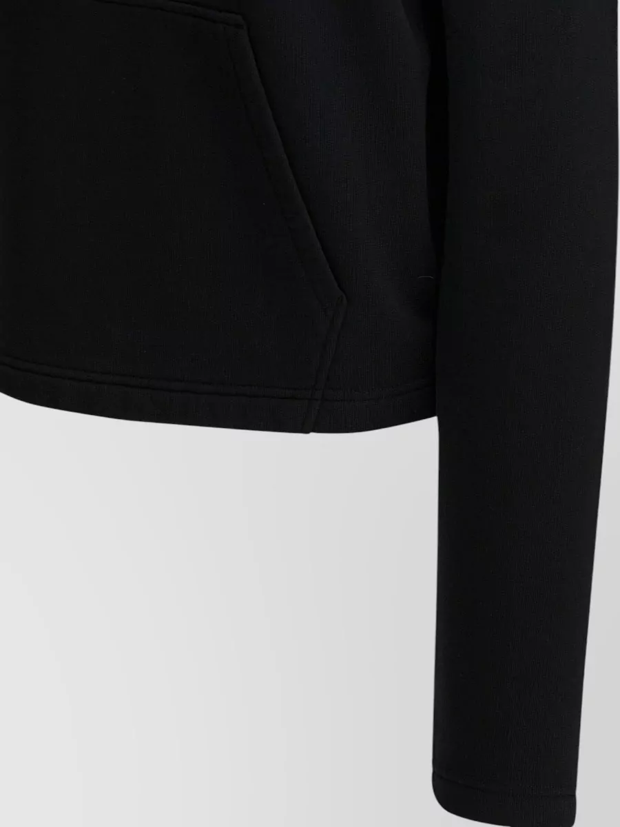 Ami Paris Hooded Sweatshirt Drawstring Hood Kangaroo Pocket