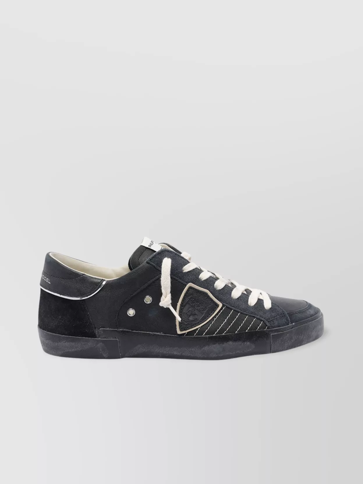 Philippe Model Low Top Sneakers Contrast Stitching