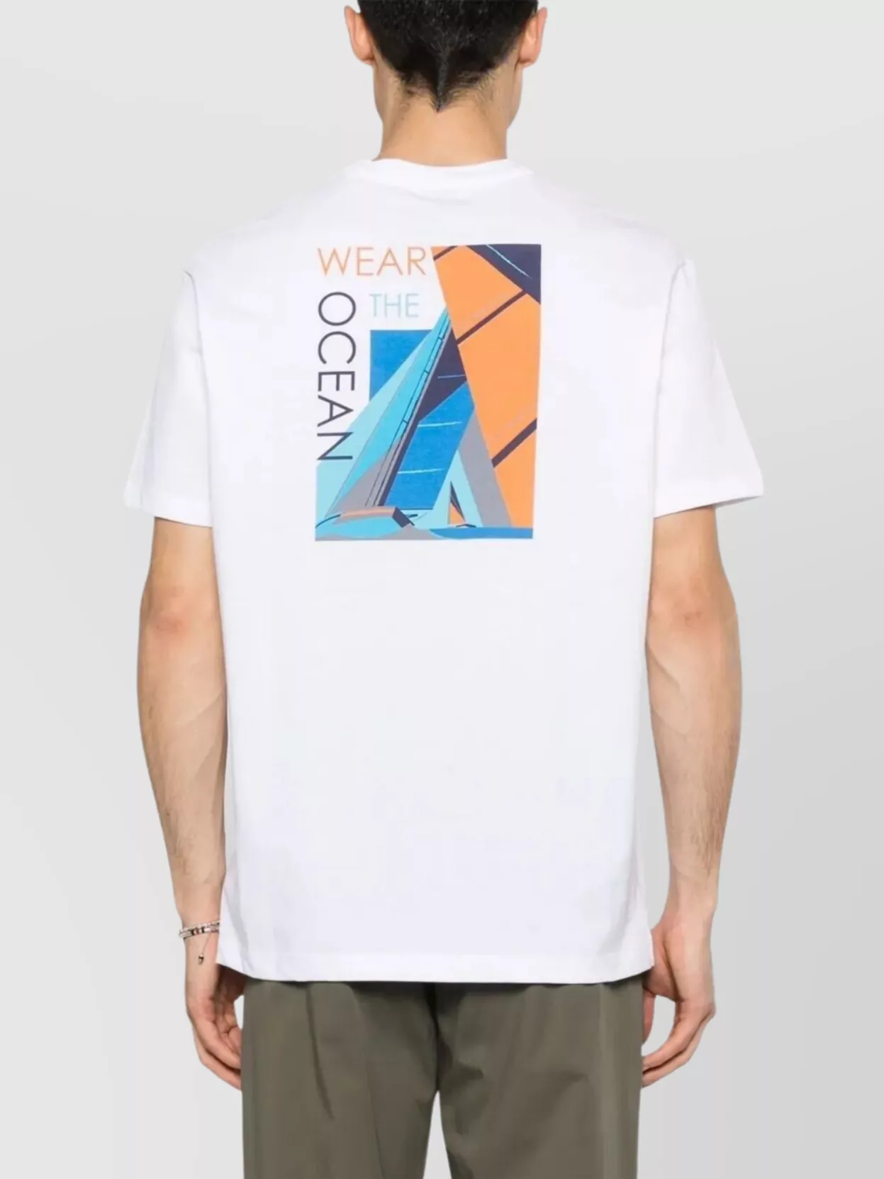 PAUL & SHARK GRAPHIC PRINT COTTON T-SHIRT