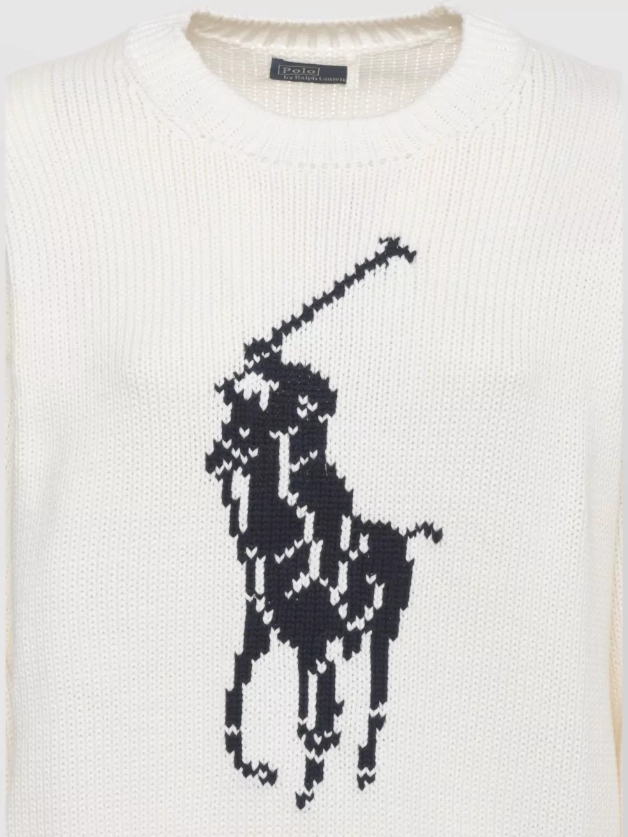 Ralph Lauren Cotton Crewneck Long-Sleeve Jumper