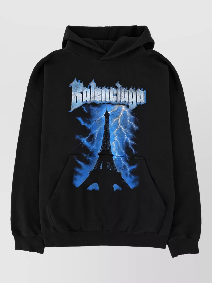 Balenciaga Printed Hoodie