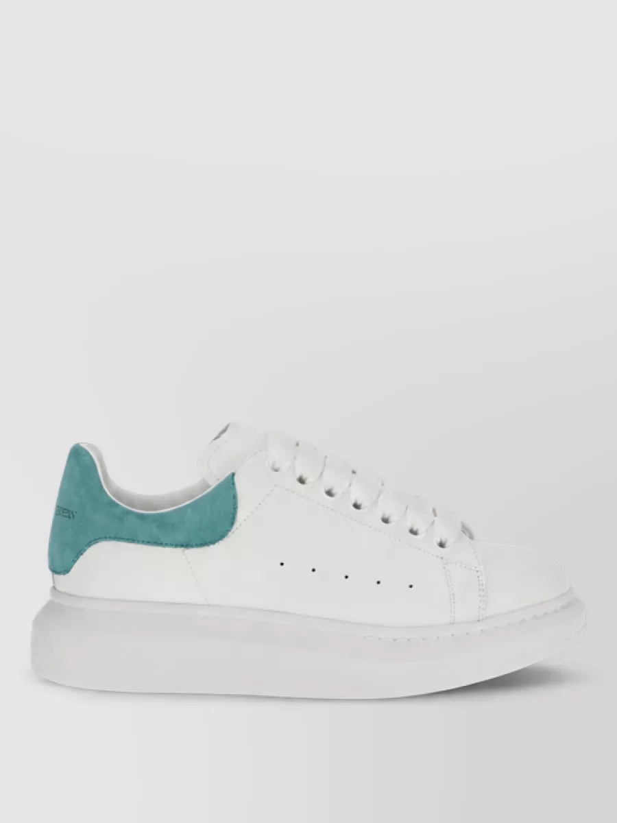 Alexander McQueen leather chunky lace-up sneakers