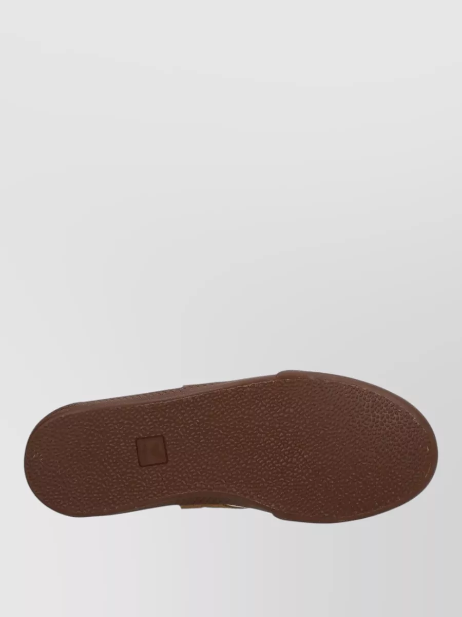 Veja Suede Accented Low-Top Sneakers