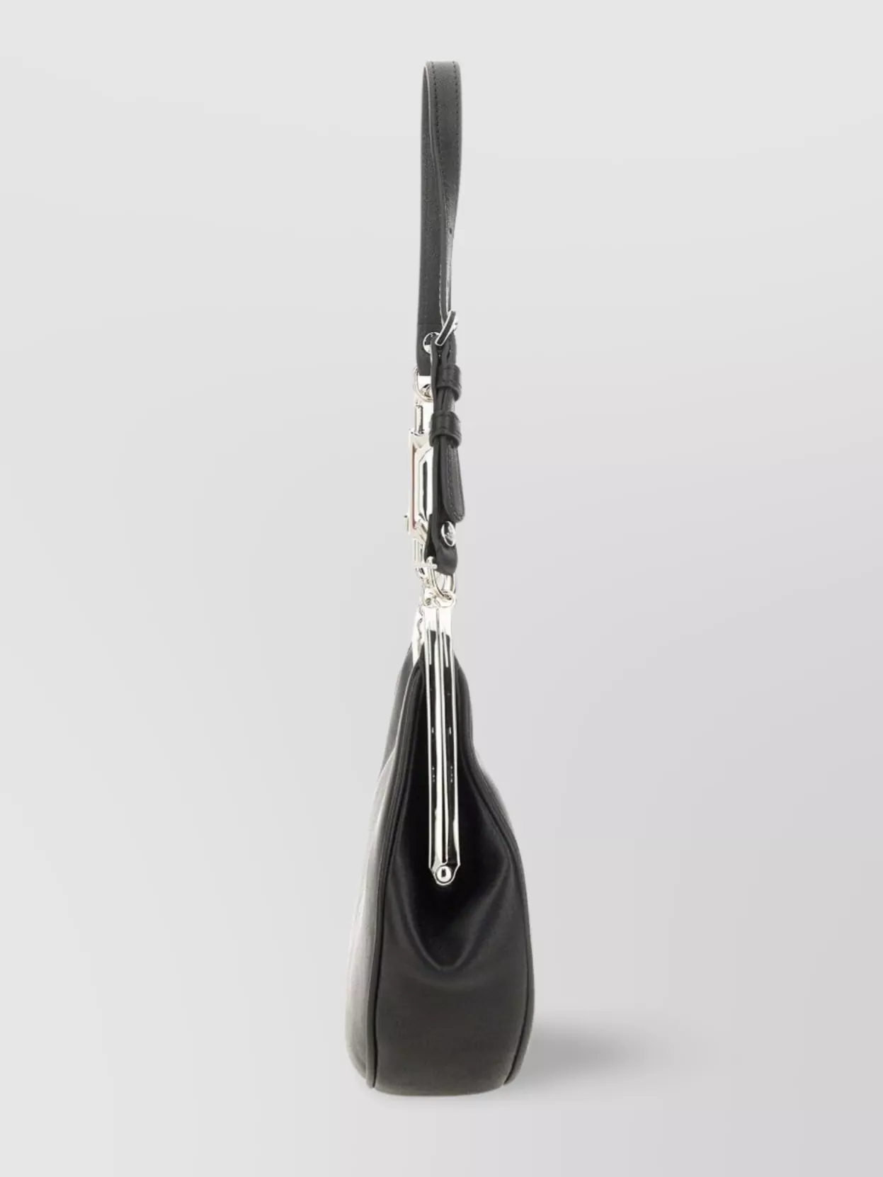 Vivienne Westwood Shoulder Bag With Adjustable Strap And Metal Accents
