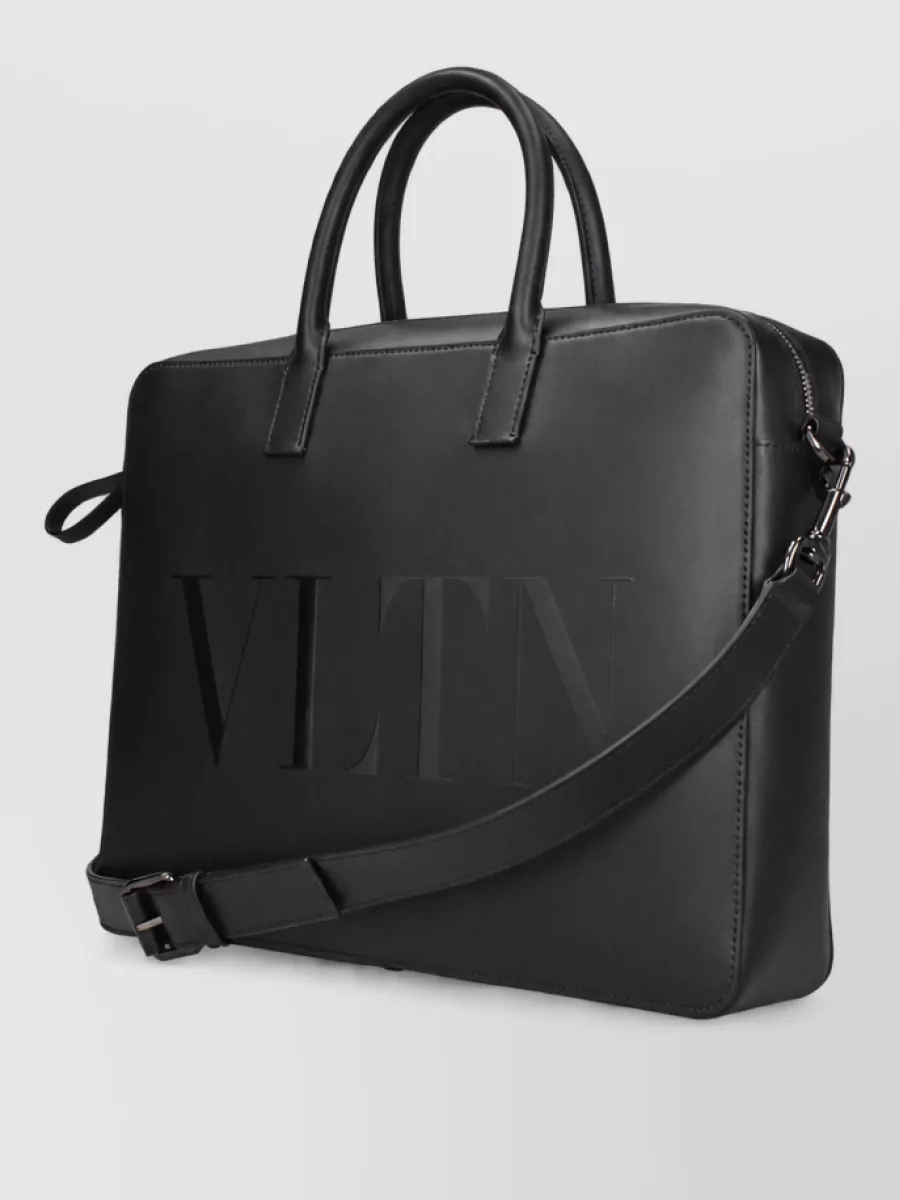 Valentino Garavani Leather Travel Bag