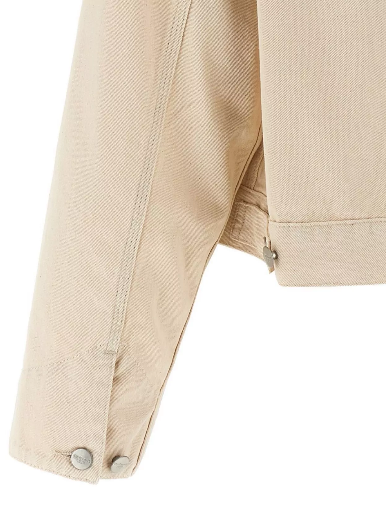 Carhartt Collared Long Sleeves Jacket With Front Pockets In Neutral