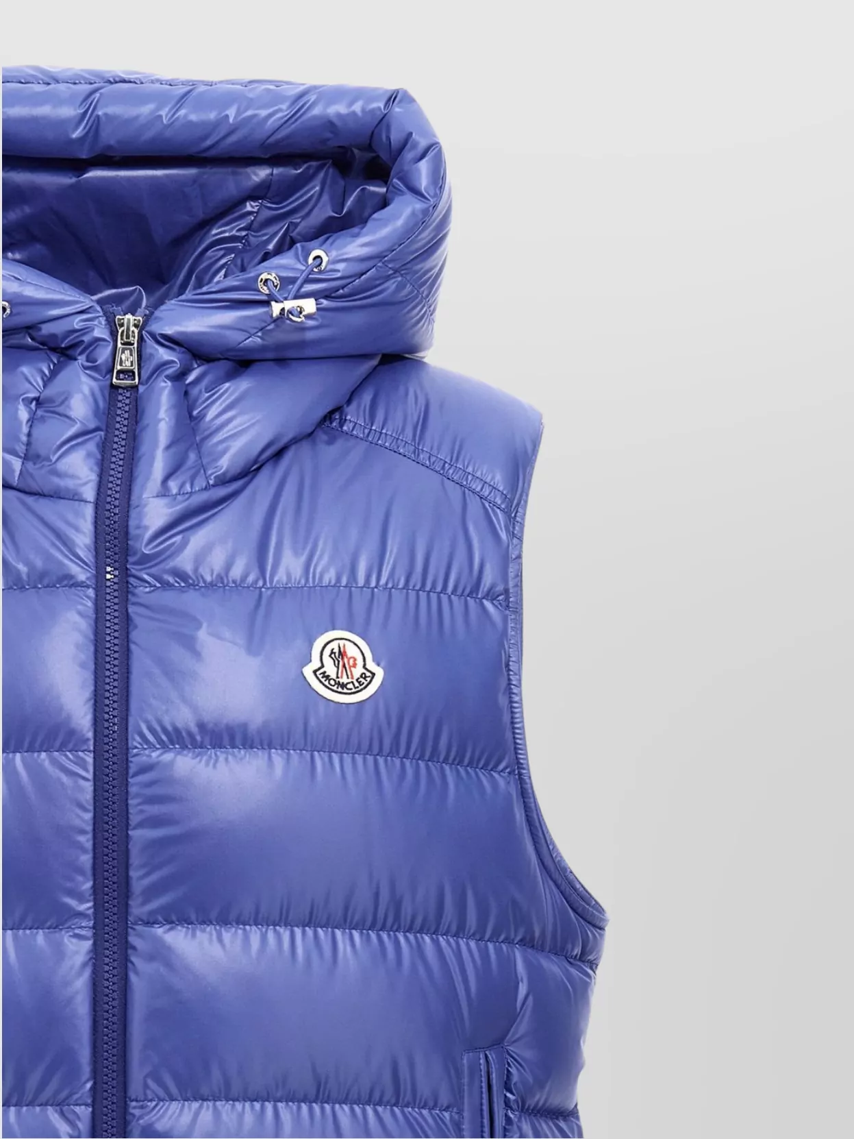 Moncler Hooded Sleeveless Vest Front Pockets