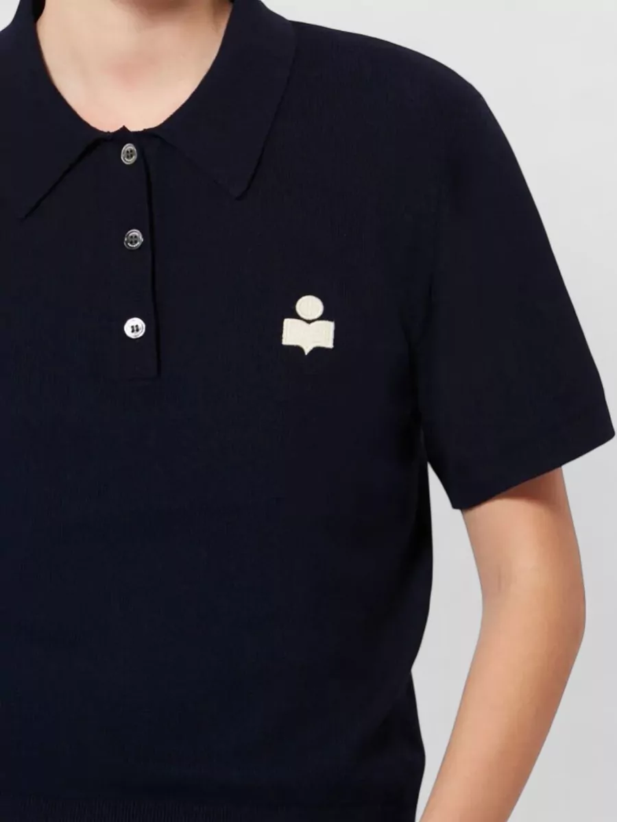 Isabel Marant Etoile Althea Slim-Fit Polo Shirt