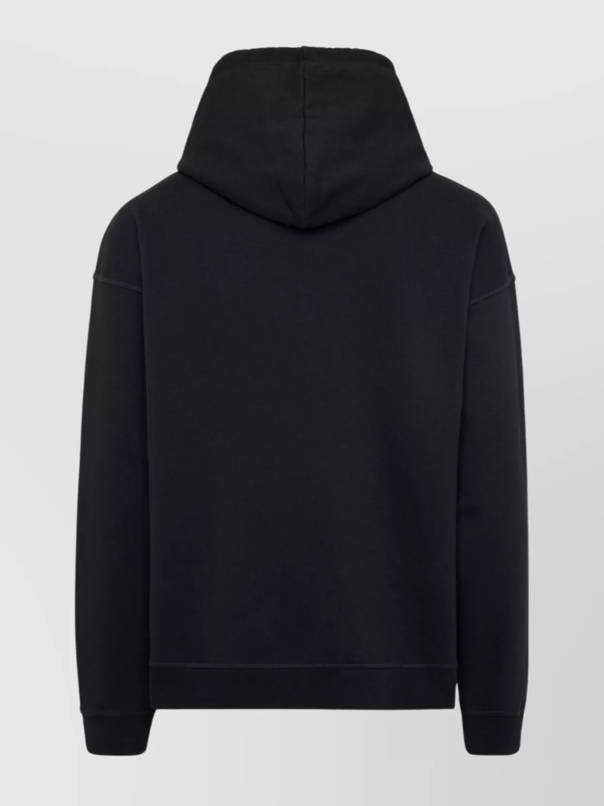 Dsquared2 Scenic Mountain Landscape Hoodie With Drawstring Detail In Black