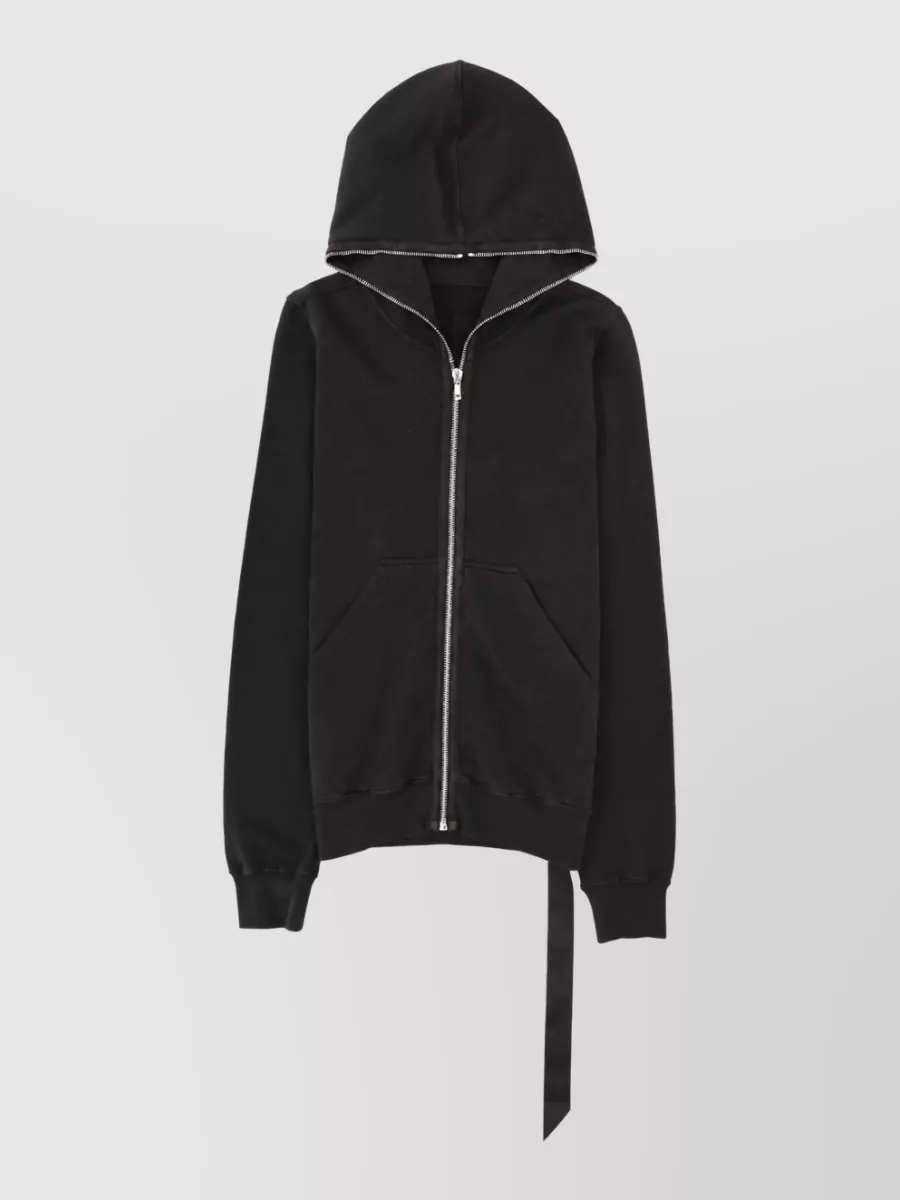 Rick Owens Drkshdw Hooded Casual Jacket Long Sleeves Pockets