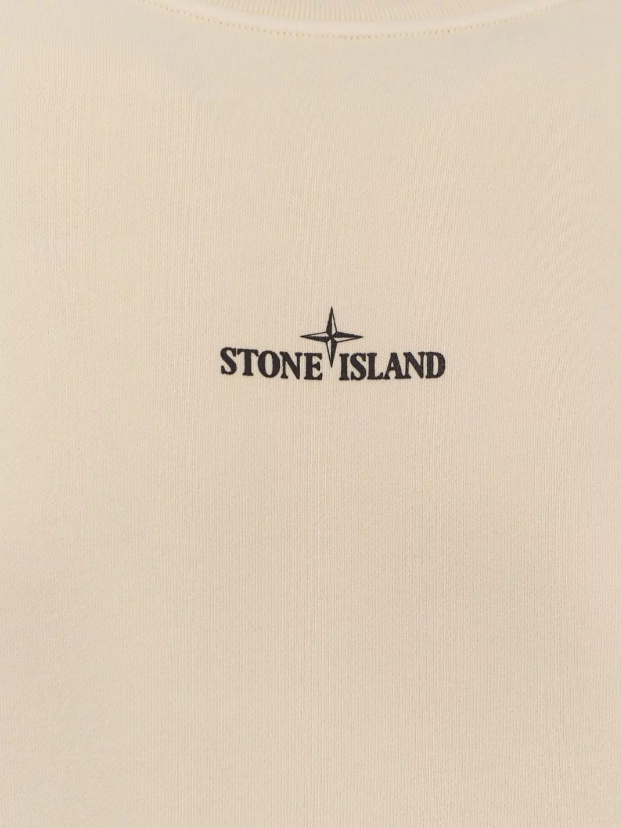 Stone Island Logo Cotton Crew-Neck Sweatshirt