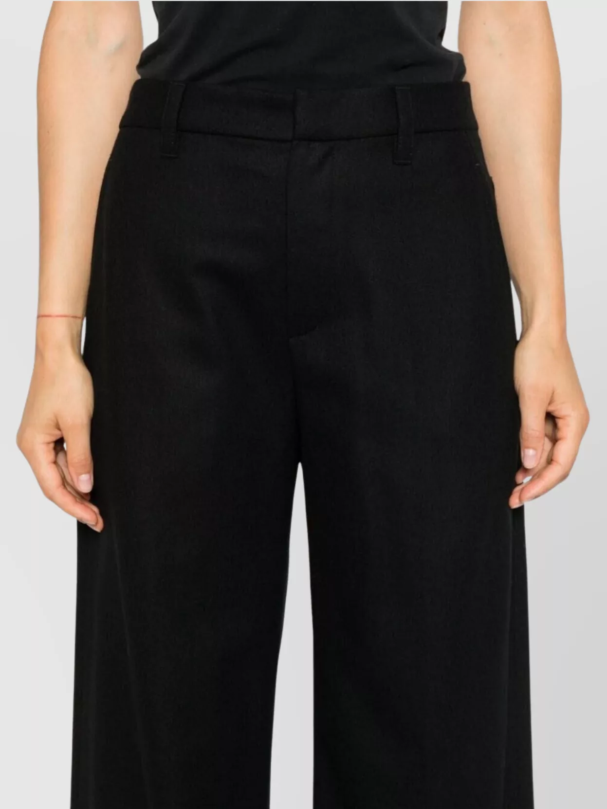 Brunello Cucinelli Tailored Trousers With Wide Leg In Black
