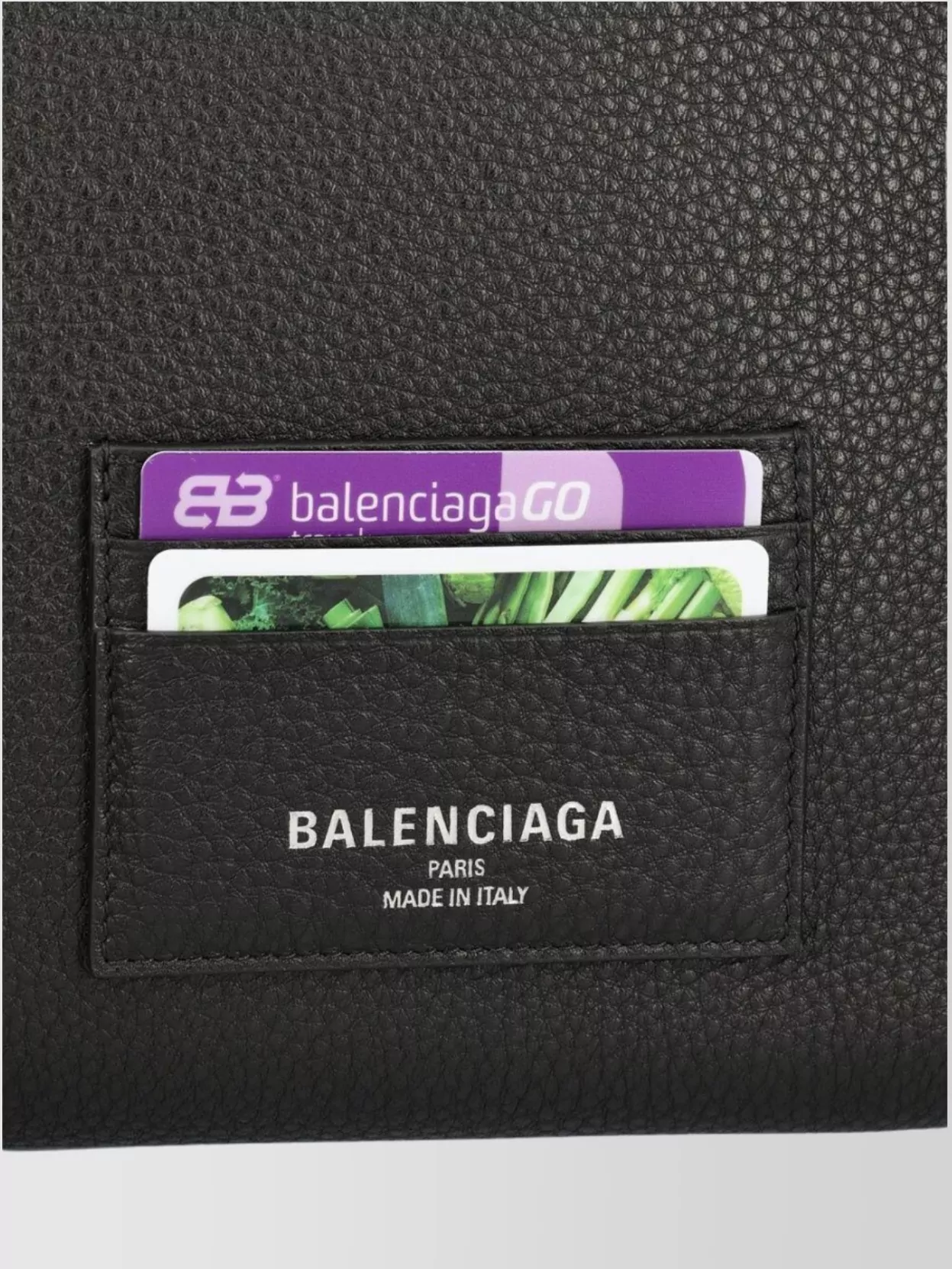 Balenciaga Textured Leather Pouch Wrist Strap
