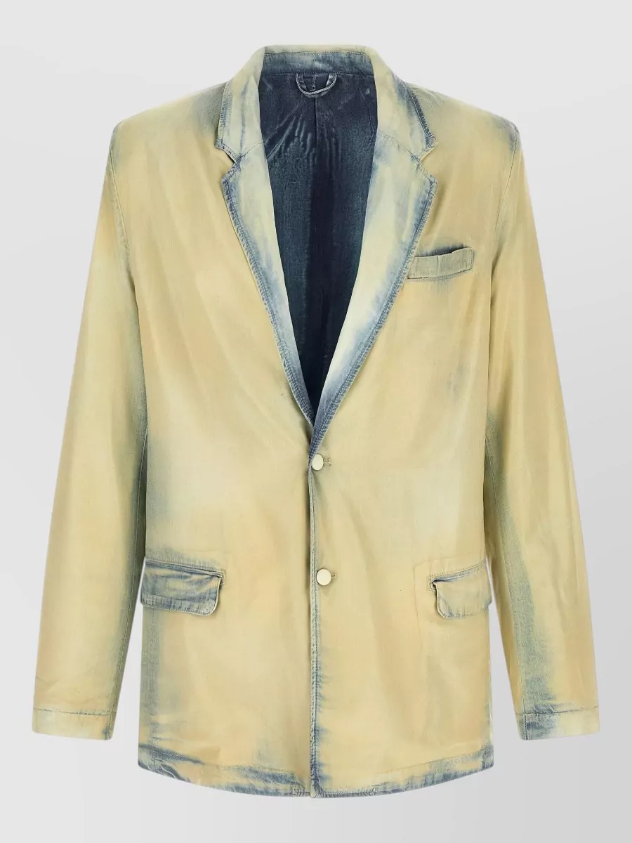 Diesel Denim Single-Breasted Blazer