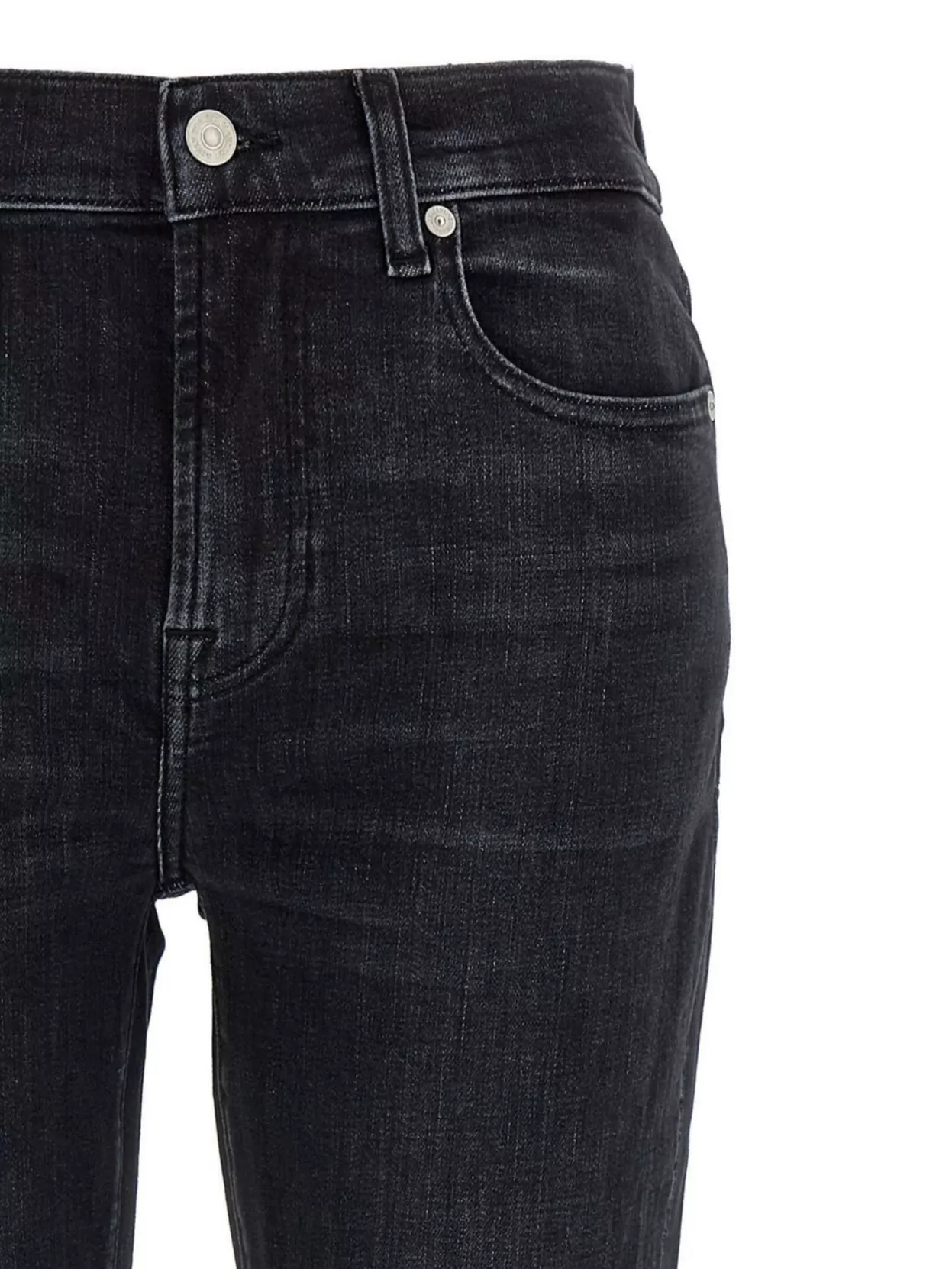7 For All Mankind Relaxed Skinny Jeans Rolled Hem