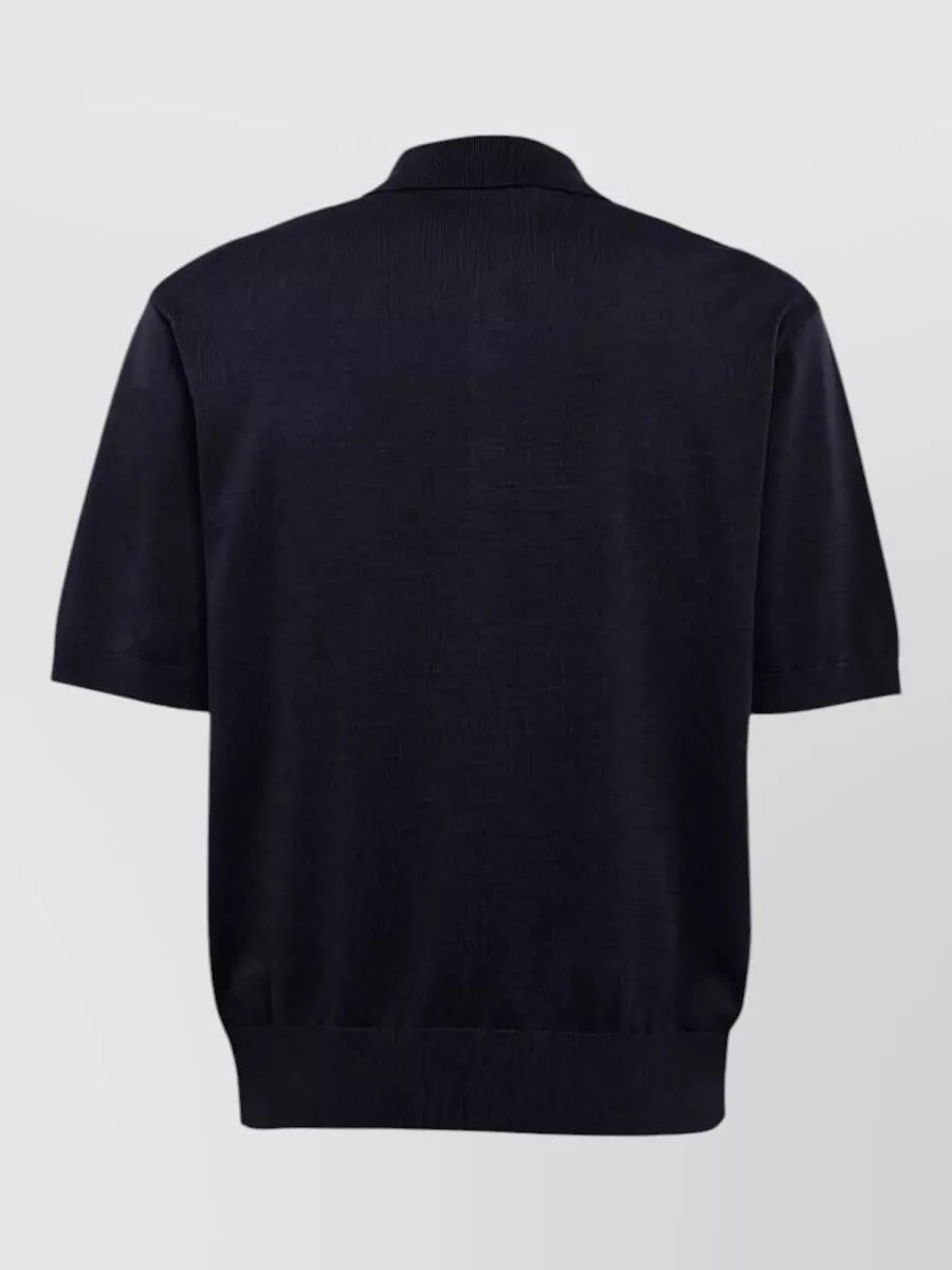 Laneus Knitted Polo Shirt