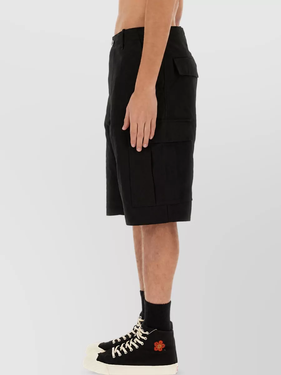 Kenzo Cotton Cargo Shorts