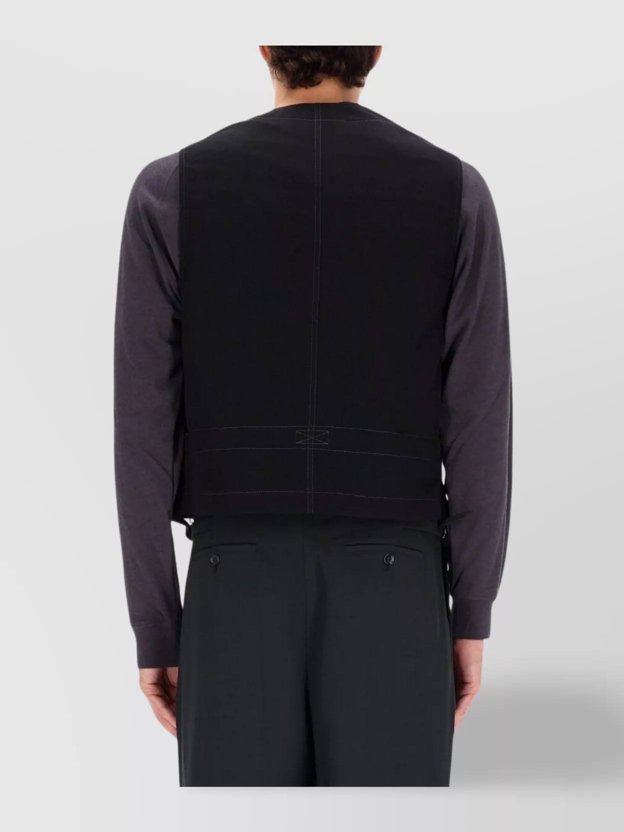 Lemaire Utility Sleeveless T-Shirt Multiple Pockets