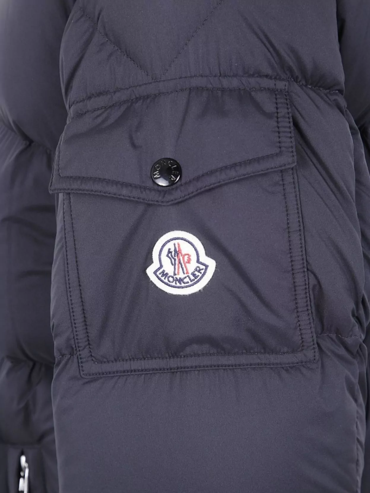 Moncler Long Hooded Quilted Parka Jacket