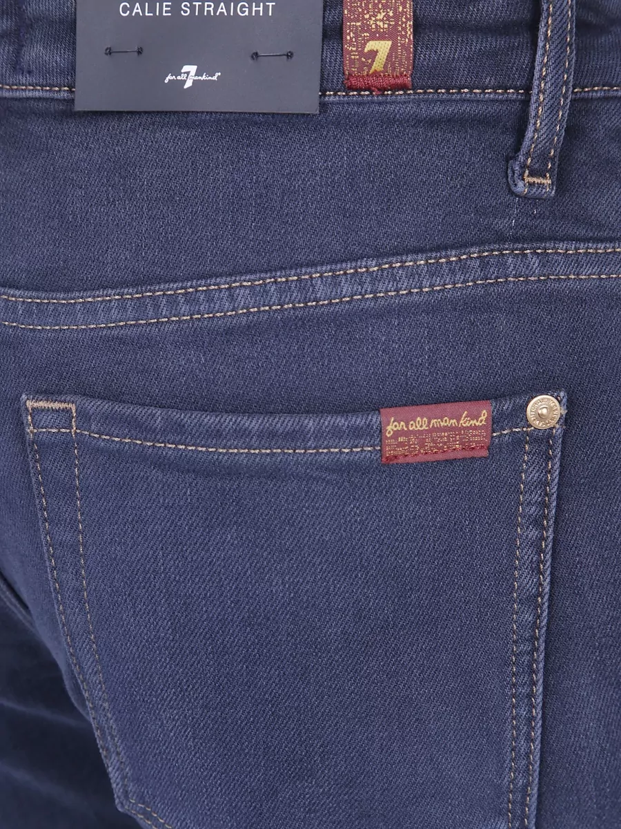 7 For All Mankind Straight-Leg Denim Jeans