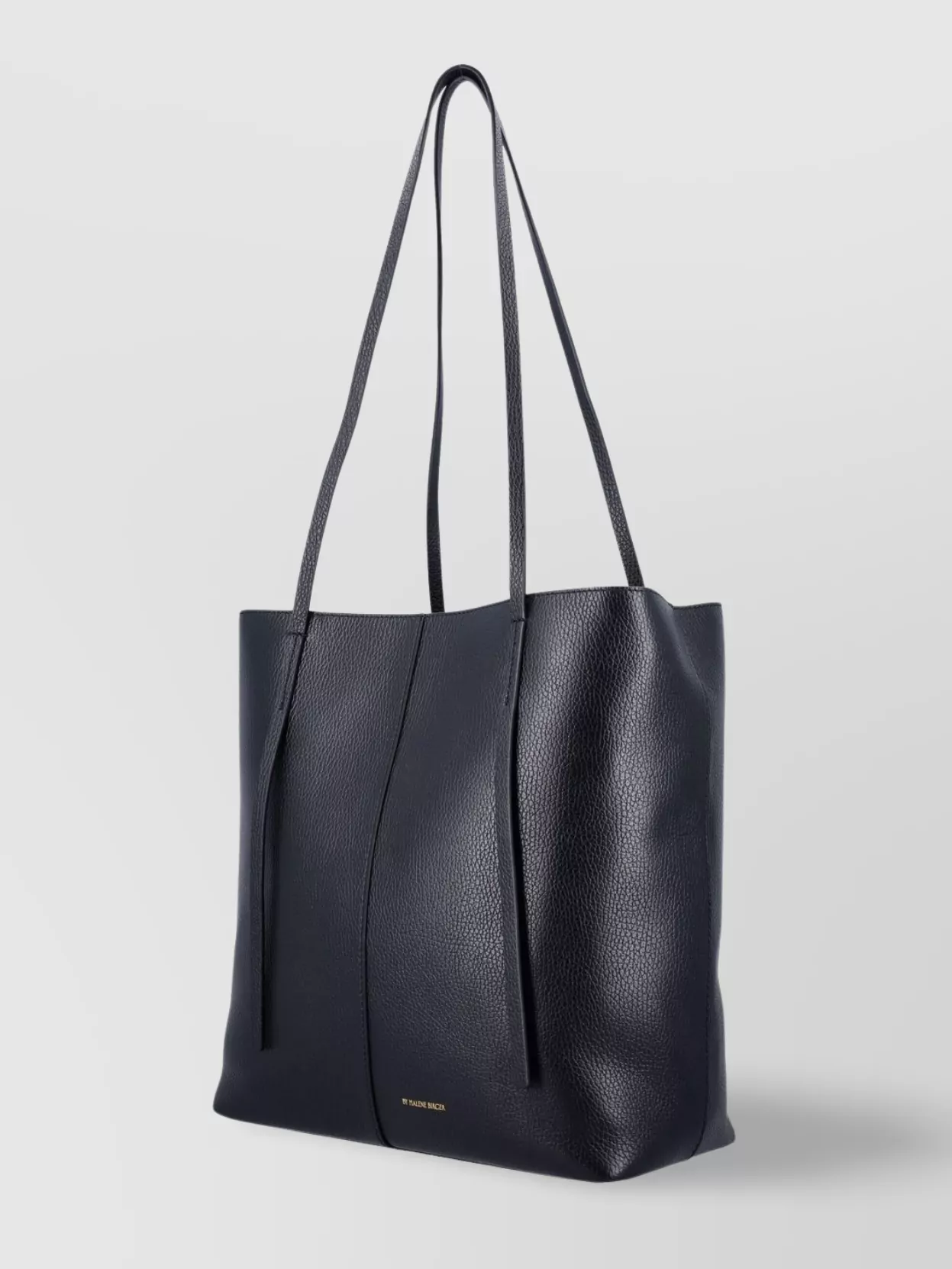 By Malene Birger Abilso Tote With Double Handles And Textured Finish