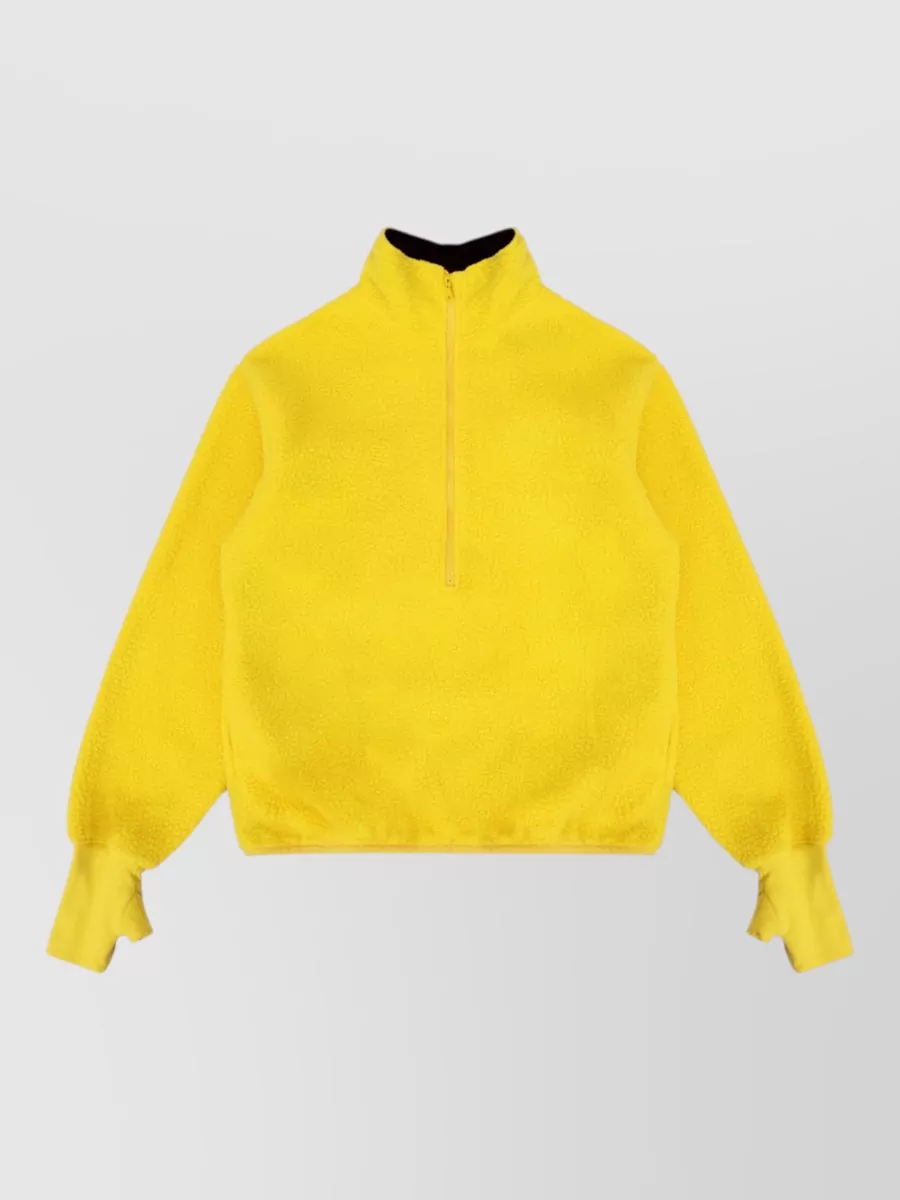 Entire Studios fleece half zip sweatshirt
