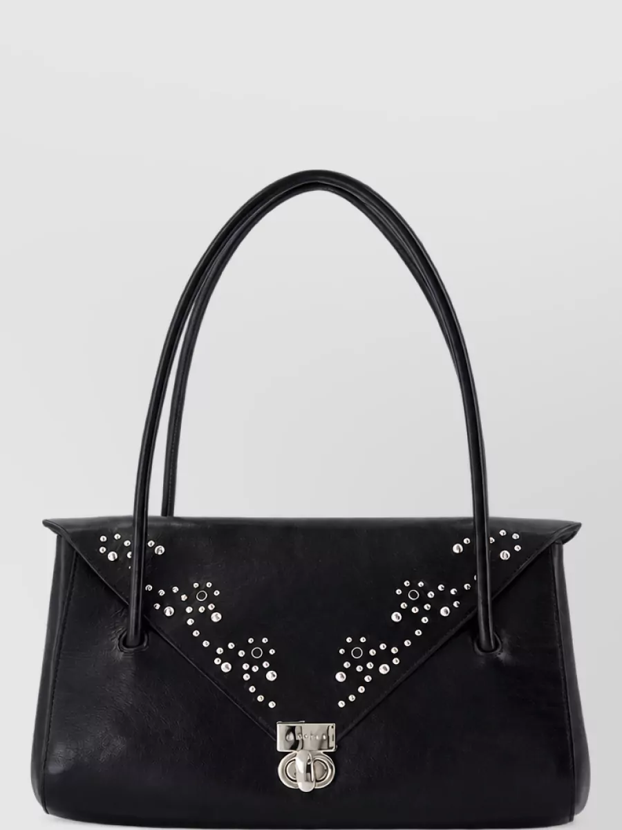 Marni museo leather clutch bag