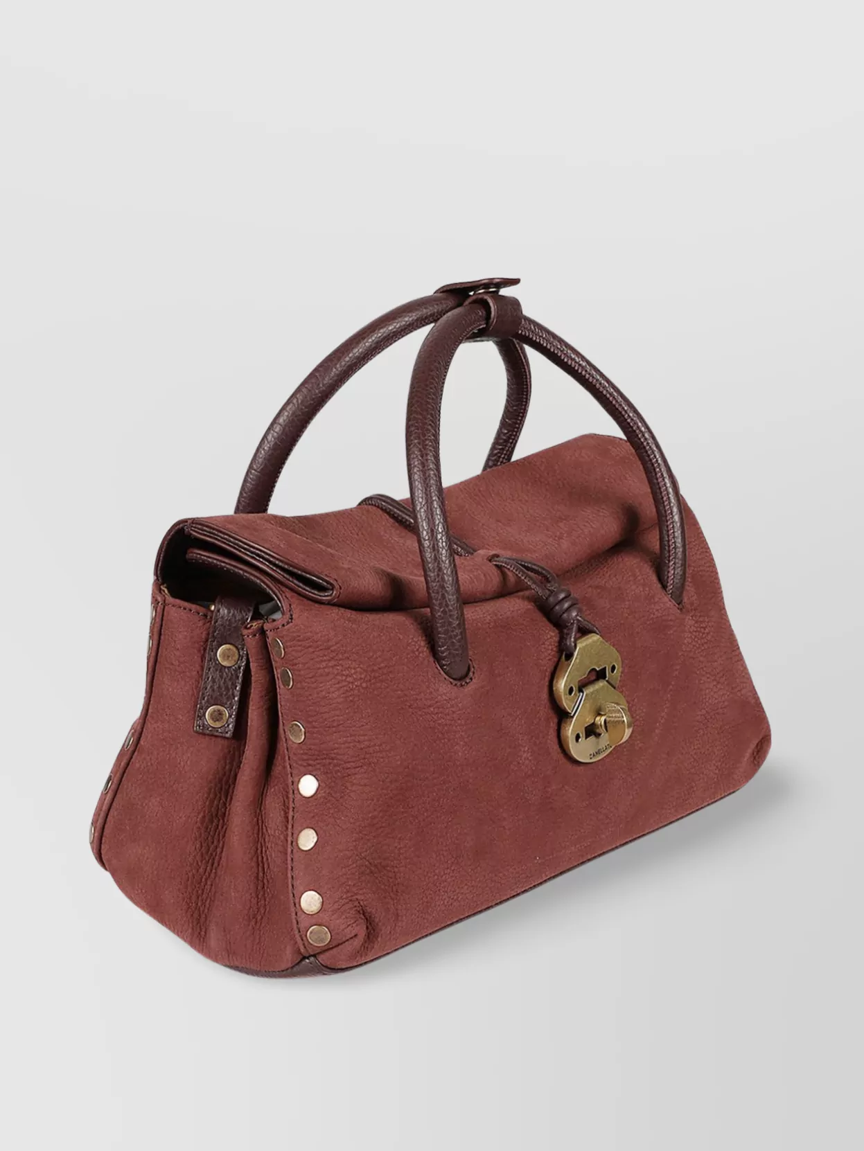 Zanellato Dotta Jones S Leather Shoulder Bag