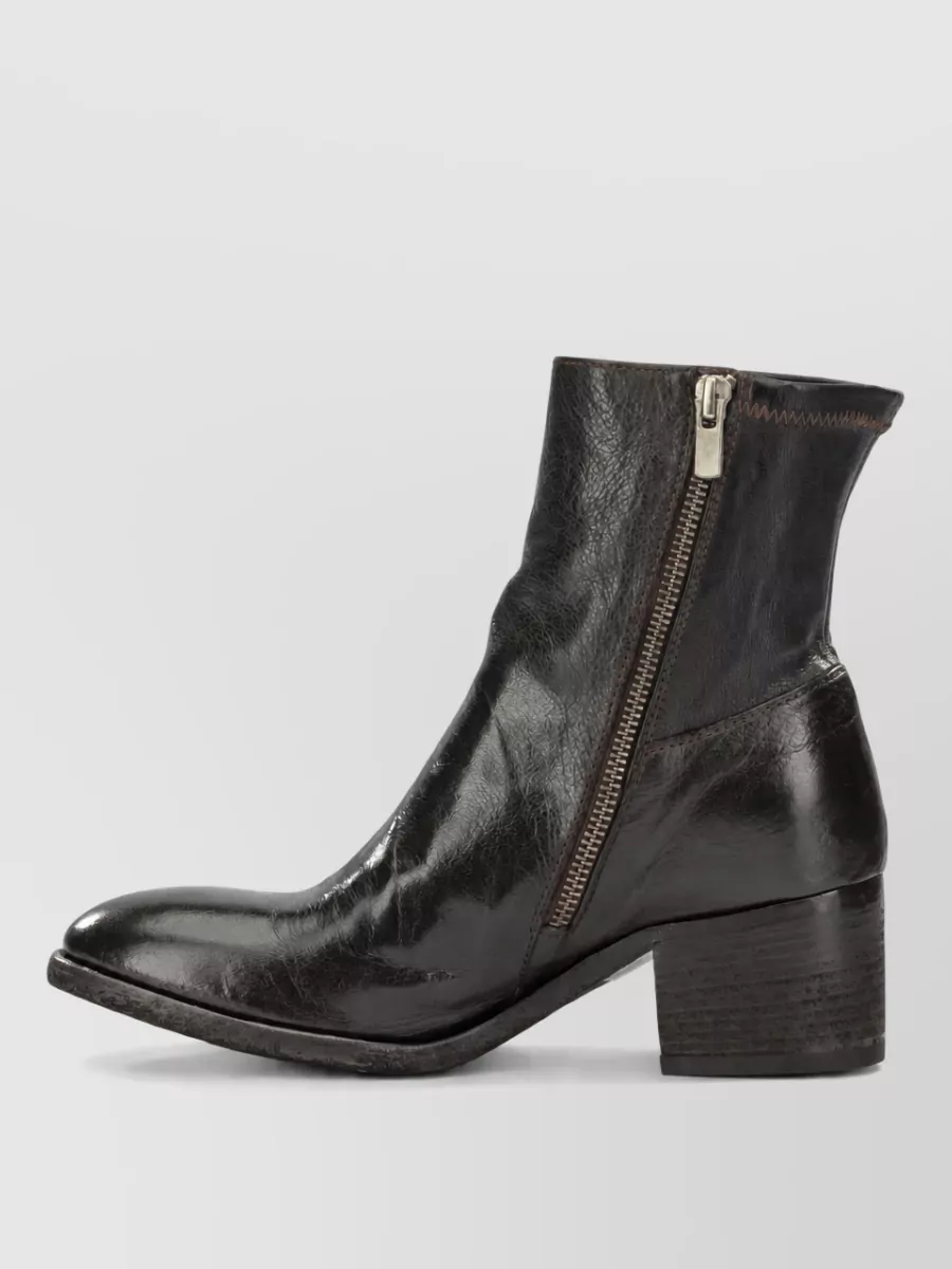 Officine Creative Leather Ankle Boots