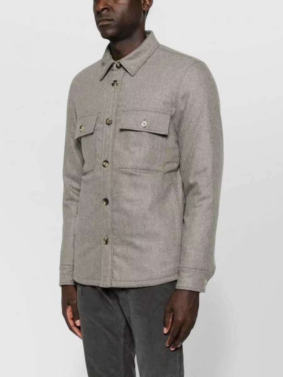 Jacob Cohen Virgin Wool Single-Breasted Coat