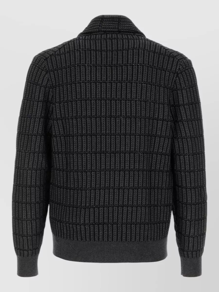Brioni Embroidered Cardigan