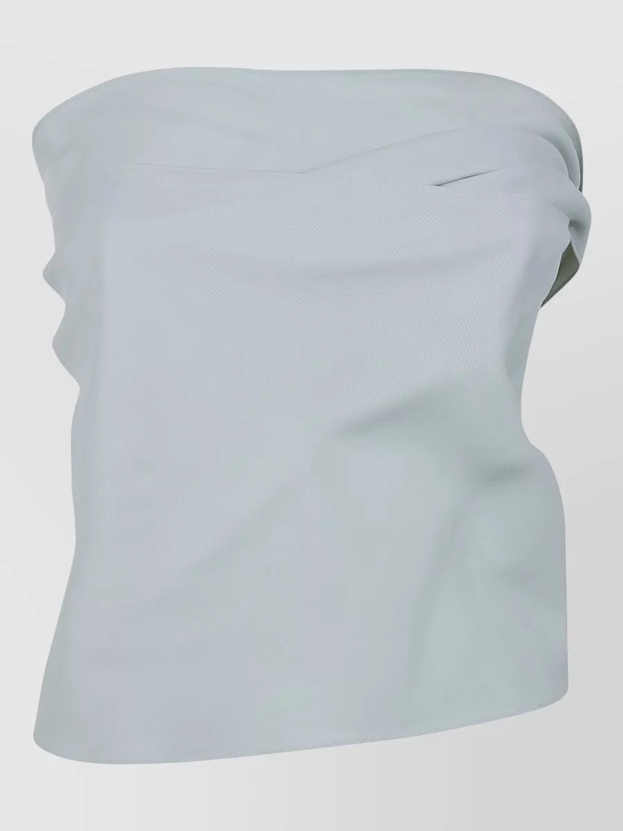 Alberta Ferretti Asymmetric Draped Skirt