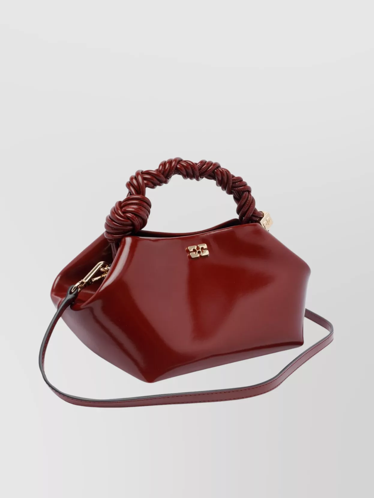 Ganni Twisted Handle Cross-body Bag